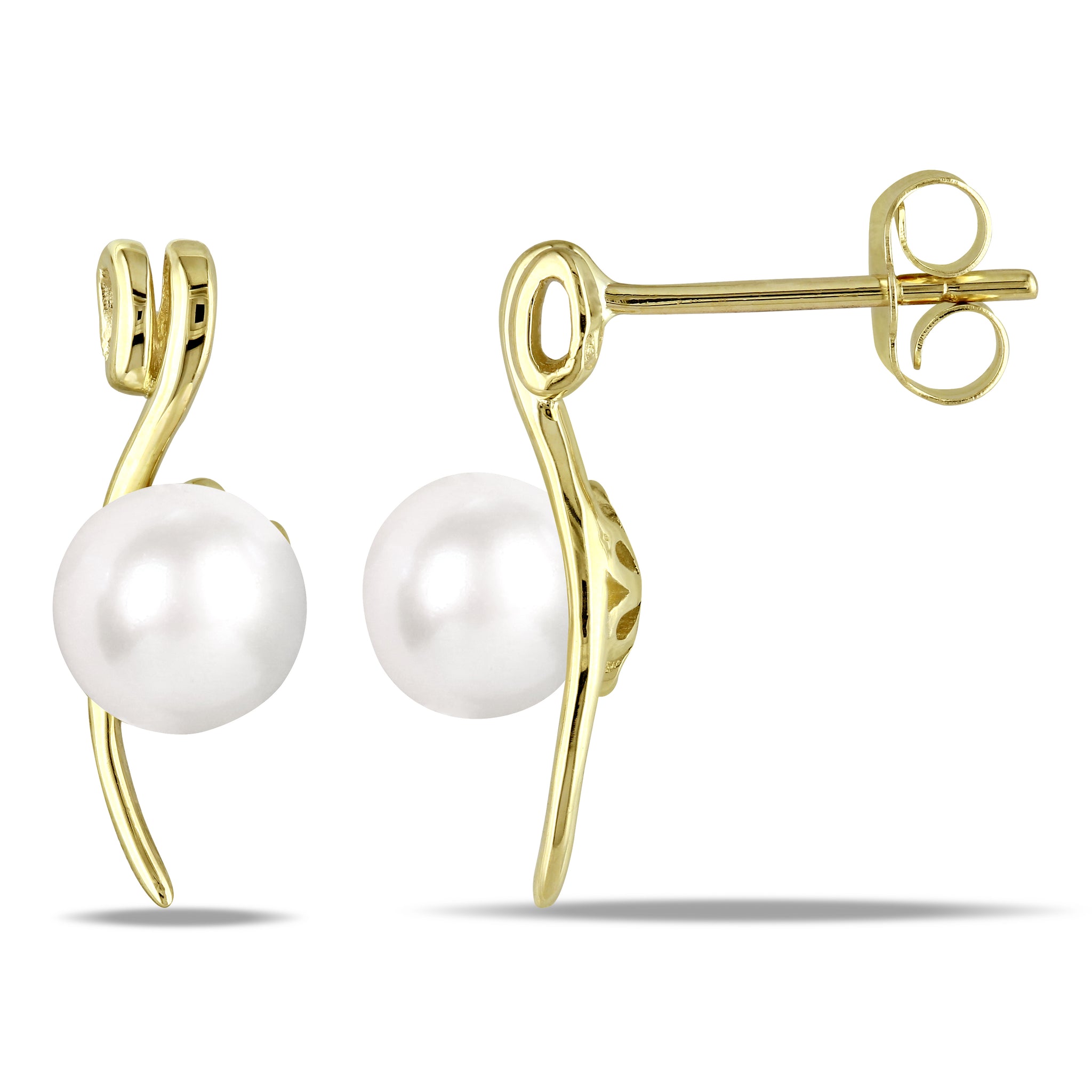Boucles d'oreilles perle #22