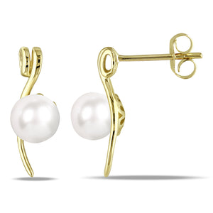 Boucles d'oreilles perle #22