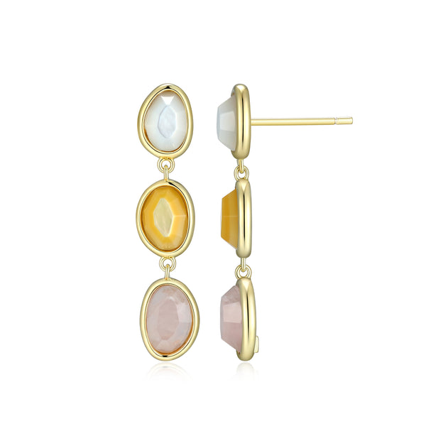 Boucles d’oreilles Riviere Gems - Doré