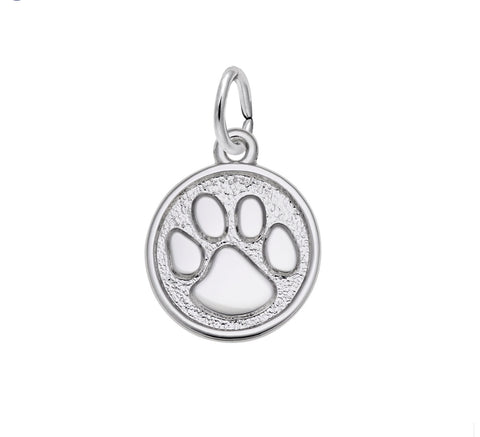 Pendentif Empreinte de patte PS185