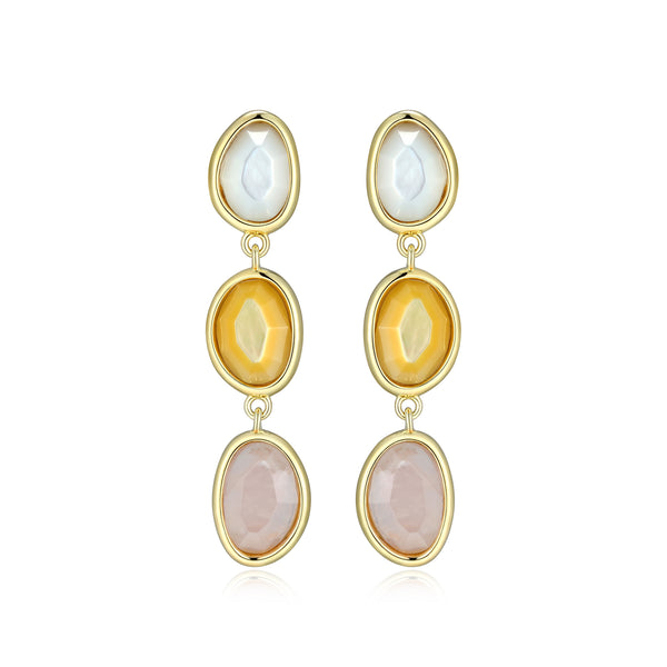 Boucles d’oreilles Riviere Gems - Doré