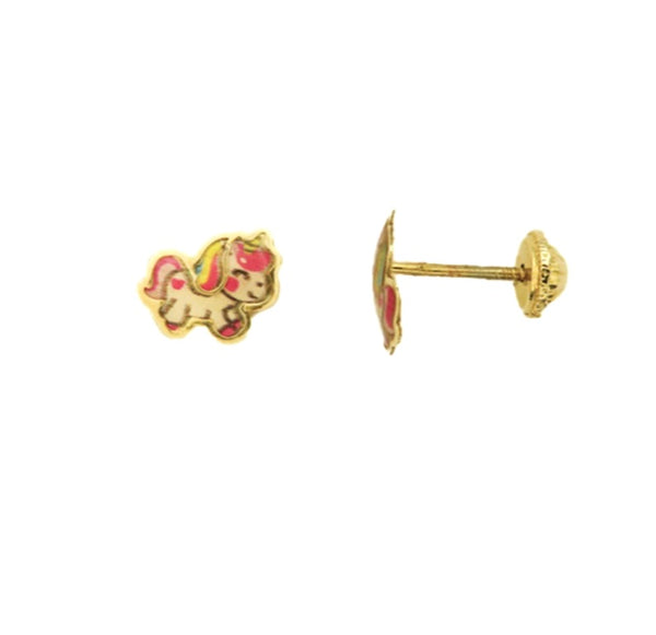 Boucles d’oreilles licornes T32300