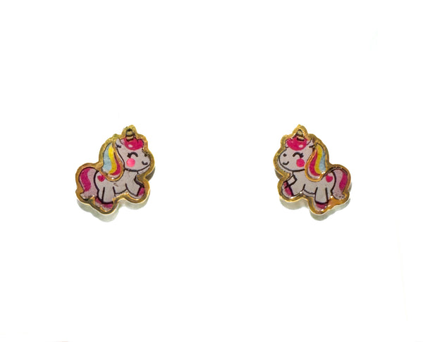Boucles d’oreilles licornes T32300