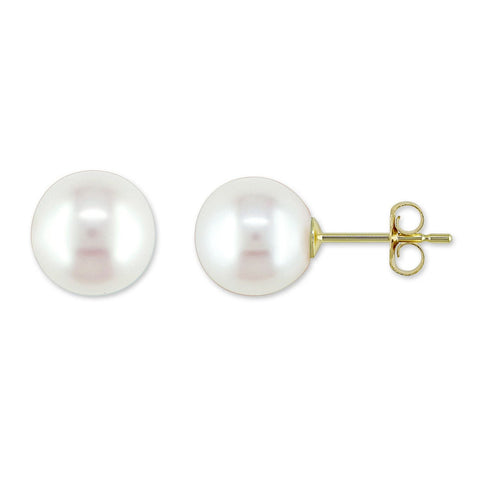 Boucles d'oreilles perles - 9 MM