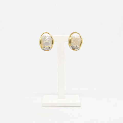 Boucles d'oreilles avec perles #28