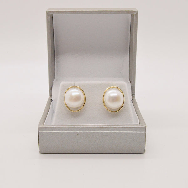 Boucles d'oreilles perle #21