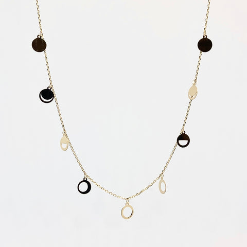 Collier phases lunaires
