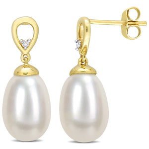 Boucles d'oreilles perles #55