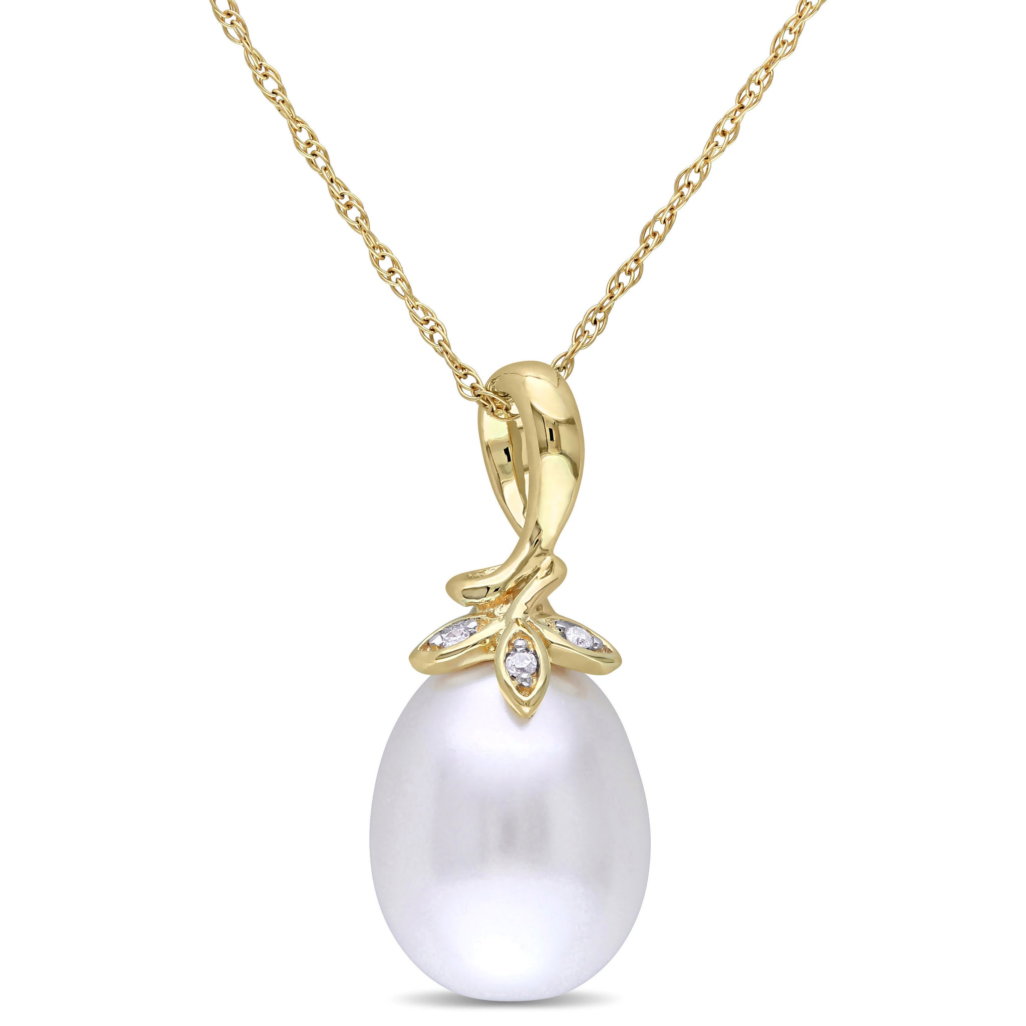 Collier perle et diamants #70